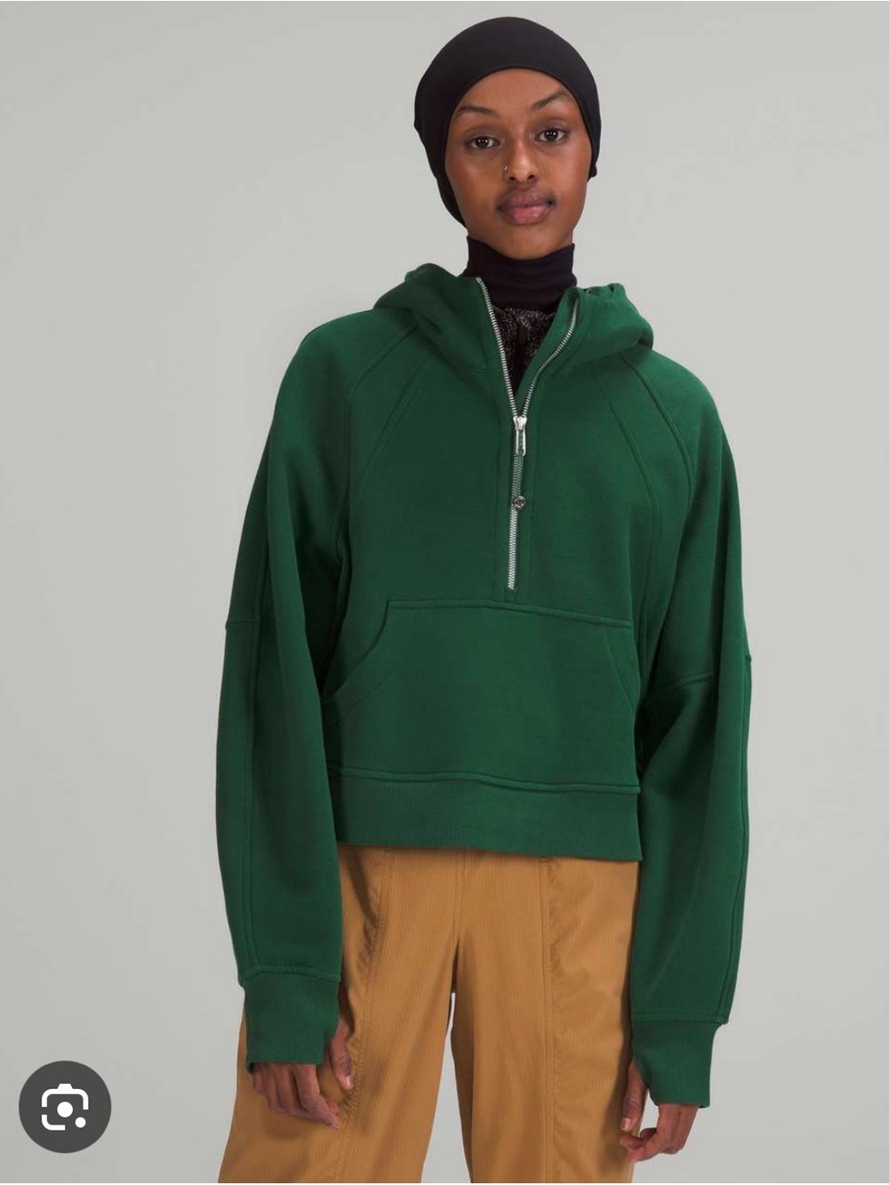 Lululemon Scuba Oversized Half-Zip Hoodie
Everglade Green